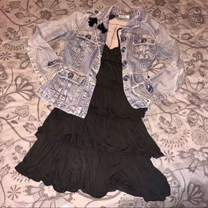 Black j. Crew spaghetti  strap dress! #summer